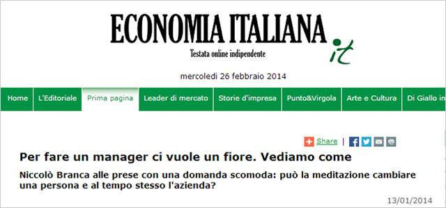 Al momento stai visualizzando Per fare un manager ci vuole un fiore. Vediamo come.